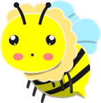 ミツバチのイラスト4