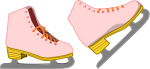 スケート靴（フィギア）のイラスト2