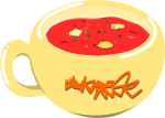 トマトスープのイラスト1