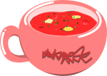 トマトスープのイラスト2