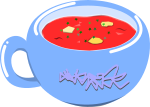 トマトスープのイラスト4