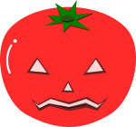 ハロウィントマトのイラスト1