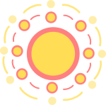 太陽のイラスト4