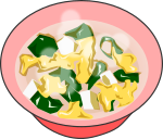 わかめスープのイラスト2