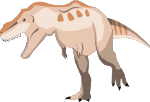 ティラノサウルスのイラスト1