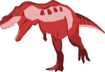 ティラノサウルスのイラスト4