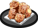 タコの唐揚げのイラスト1