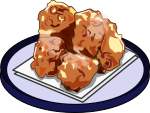 タコの唐揚げのイラスト3