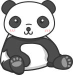 パンダのイラスト1