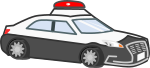 パトカーのイラスト1