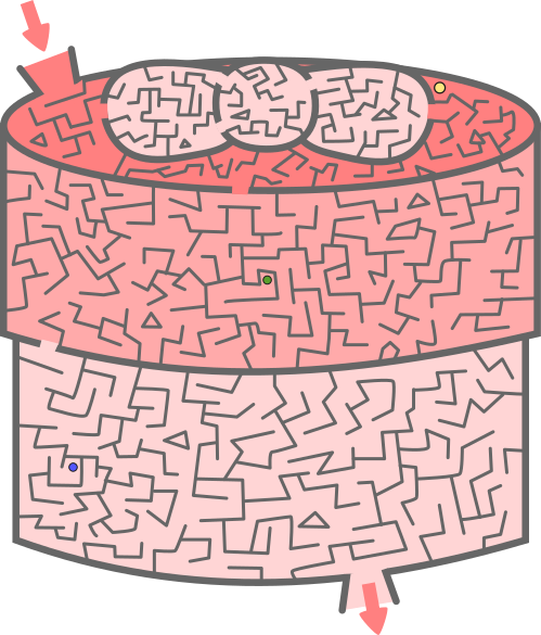 迷路のイラスト18