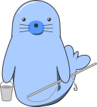 アザラシのイラスト12