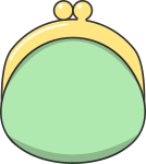 がま口財布のイラスト2