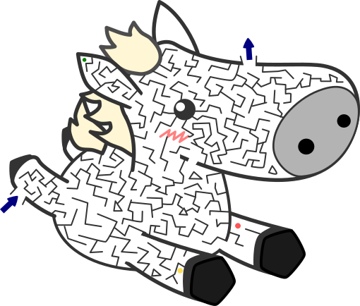 迷路のイラスト19