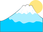 富士山のイラスト4