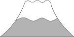 富士山のイラスト6