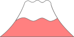 富士山のイラスト7