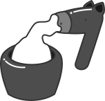 餅つきのイラスト6