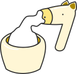 餅つきのイラスト8