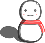 雪だるまのイラスト33