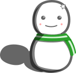 雪だるまのイラスト36