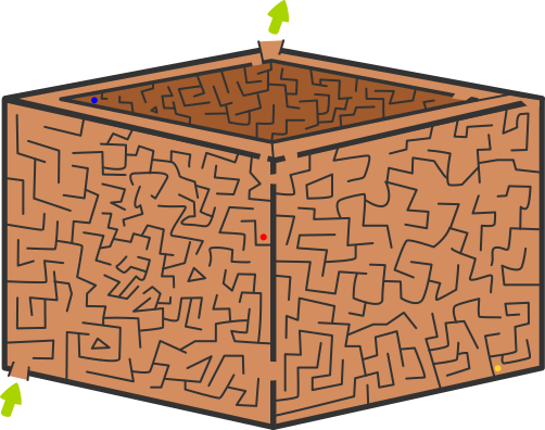 迷路のイラスト20