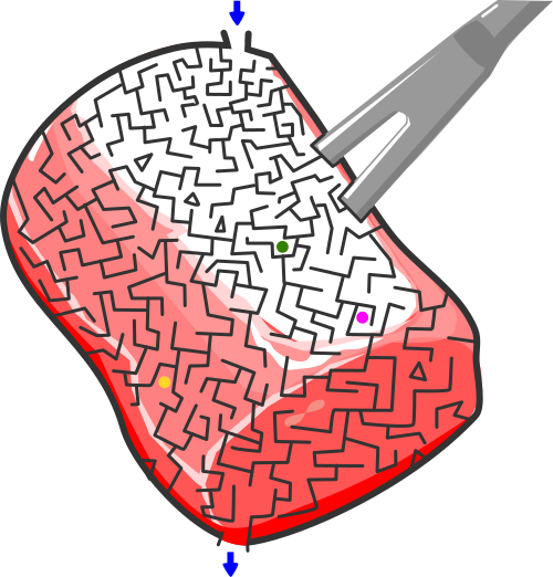 迷路のイラスト21