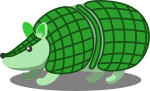 アルマジロのイラスト3
