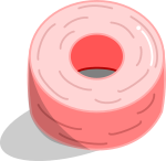 バームクーヘンのイラスト2