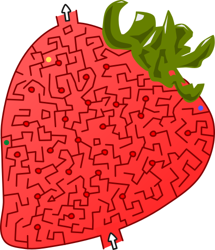 迷路のイラスト23