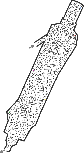 迷路のイラスト24