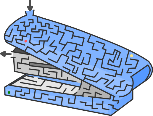 迷路のイラスト26