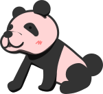 パンダのイラスト10