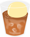コーヒーフロートのイラスト1