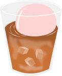 コーヒーフロートのイラスト2