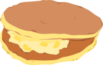 どら焼きのイラスト3