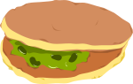どら焼きのイラスト4